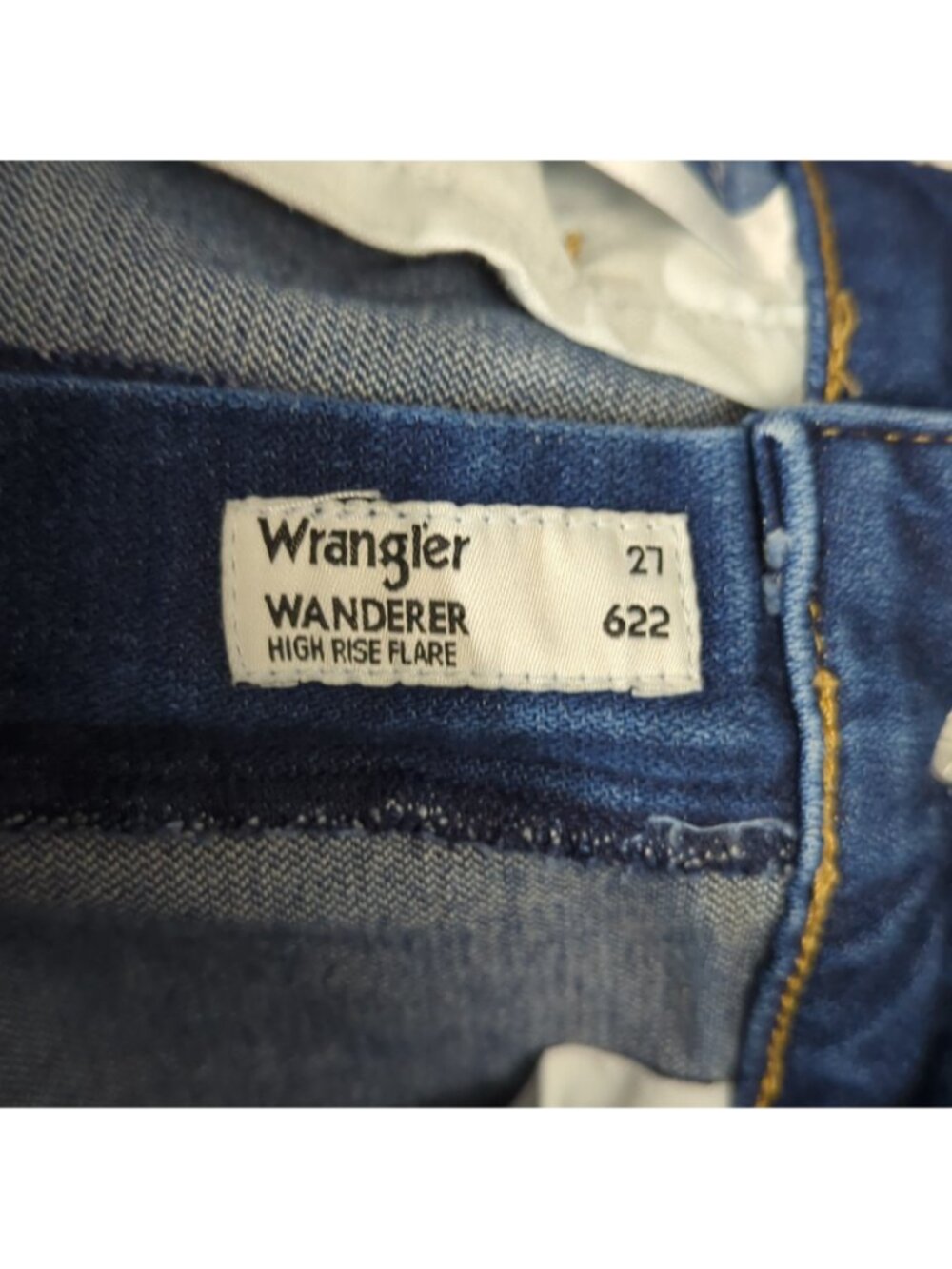Wrangler Jeans Women's 27x30 Blue Wanderer High Rise Flare 622 - Picture 12 of 13